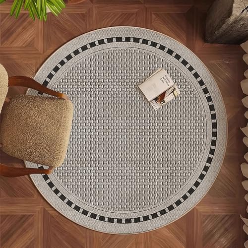 Hoixin Schreibtischstuhl Gaming Stuhl Unterlage Durchmesser: 60–160 cm Hohe Wasserbeständigkeit Kunststoffbasis Starke Rutschhemmende Wirkung Geeignet für Büros(Natural Color 6,140cm) von Hoixin
