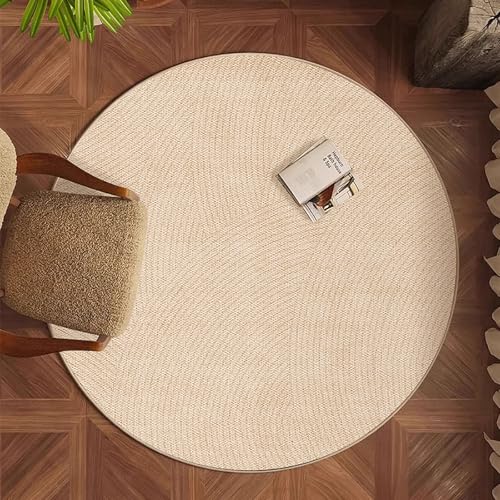 Hoixin Schreibtischstuhl Gaming Stuhl Unterlage Durchmesser: 60–160 cm Hohe Wasserbeständigkeit Kunststoffbasis Starke Rutschhemmende Wirkung Geeignet für Büros(Natural Color 7,160cm) von Hoixin