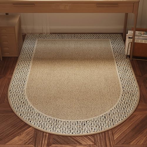 Hoixin Schreibtischstuhl Gaming Stuhl Unterlage Wasserdicht rutschfest und atmungsaktiv Bürostuhl Unterlage für Stühle Maschinenwaschbar Geeignet für das Büro(Natural Color 2,100x120cm) von Hoixin