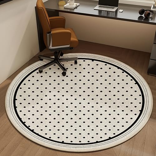 Hoixin Schreibtischstuhl Gaming Stuhl Unterlage Wasserdicht und rutschfest 5 Millimeter dick Bürostuhl Unterlage für Stühle Maschinenwaschbar Geeignet Geeignet für das Büro(White1,50cm) von Hoixin