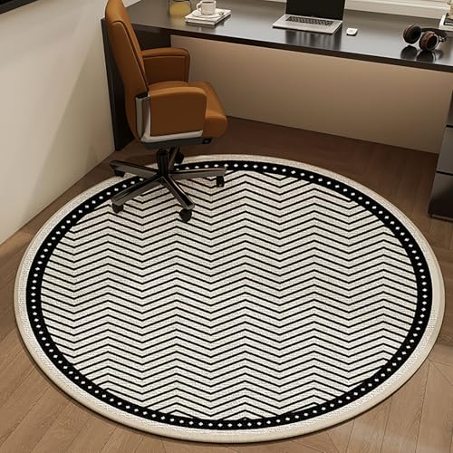 Hoixin Schreibtischstuhl Gaming Stuhl Unterlage Wasserdicht und rutschfest 5 Millimeter dick Bürostuhl Unterlage für Stühle Maschinenwaschbar Geeignet Geeignet für das Büro(White4,80cm) von Hoixin