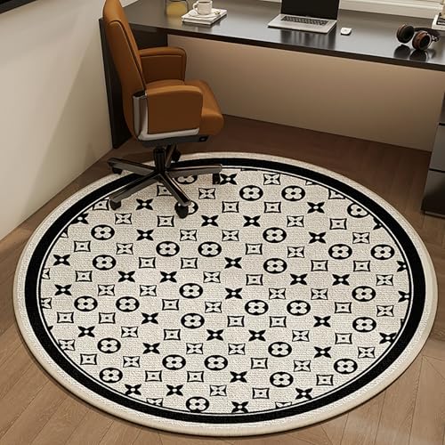 Hoixin Schreibtischstuhl Gaming Stuhl Unterlage Wasserdicht und rutschfest 5 Millimeter dick Bürostuhl Unterlage für Stühle Maschinenwaschbar Geeignet Geeignet für das Büro(White5,70cm) von Hoixin