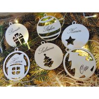 Personalisierter Weihnachtsschmuck von HoizHittn