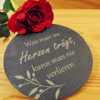 Schieferplatte Zum Gedenken An Geliebte Personen von HoizHittn