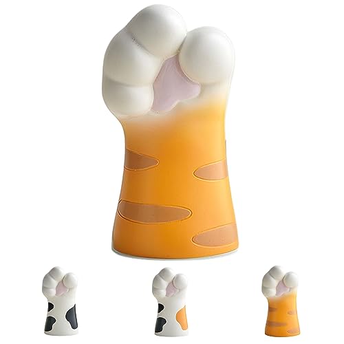 Hokuto Cat Paw Vase, Cat Claw Design Vase, 3D Cartoon Cute Resin Cat Claw Shaped Vase for Bathroom Kitchen (A) von Hokuto