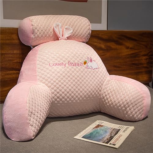 Hokuto Chill Wave Kissen, Mivoza RüCkenkissen Bett, Chillwave Kissen mit Abnehmbarer NackenstüTzeund Armlehnen (60 x 45 x 20 cm, rosa)… von Hokuto