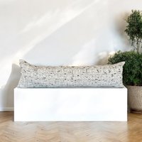 Gewebtes Lendenkissen Langes Kissen Schwarz Grau Offwhite Strukturierter Kissenbezug Boho Und Gemütliches Wohnkultur Für Bett, Sofa Bank Gewebtes Lendenkissen Langes Kissen Schwarz Grau Offwhite Strukturierter Kissenbezug Boho Und Gemütliches Wohnkultur Für Bett, Sofa Bank von HolaCasa