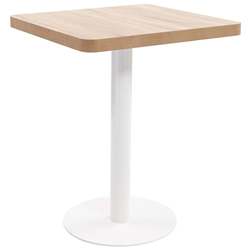 Bistrotisch Hellbraun 60x60 cm, eleganter Esstisch für 2 Personen, robuster Küchentisch, vielseitig für Zuhause, Restaurant, Café oder Bar Bistrotisch Hellbraun 60x60 cm, eleganter Esstisch für 2 Personen, robuster Küchentisch, vielseitig für Zuhause, Restaurant, Café oder Bar von Holamys
