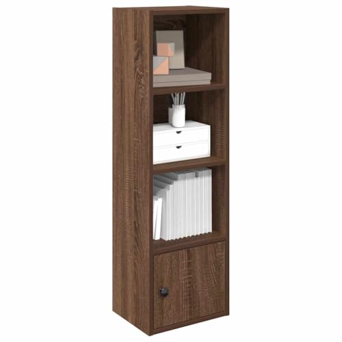 Bücherregal Braun Eichen-Optik 31x24x102 cm Holzwerkstoff mit Tür, Vielseitiger Stauraum für Bücher, Sammlerstücke, Dekoration, Pflegeleicht, Ideal für Wohnzimmer, Büro und Schlafzimmer Bücherregal Braun Eichen-Optik 31x24x102 cm Holzwerkstoff mit Tür, Vielseitiger Stauraum für Bücher, Sammlerstücke, Dekoration, Pflegeleicht, Ideal für Wohnzimmer, Büro und Schlafzimmer von Holamys