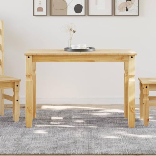 Esstisch Corona aus massivem Kiefernholz, 112x60x75 cm, ideal für Küche und Esszimmer, bietet stilvolle Eleganz und robuste Funktionalität für Familienmahlzeiten. Esstisch Corona aus massivem Kiefernholz, 112x60x75 cm, ideal für Küche und Esszimmer, bietet stilvolle Eleganz und robuste Funktionalität für Familienmahlzeiten. von Holamys