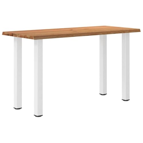 Holamys Bartisch aus massivem Eichenholz 180x80cm mit natürlicher Baumkante, rechteckig, robust und langlebig, ideal für Esszimmer, Küche oder Partykeller von Holamys
