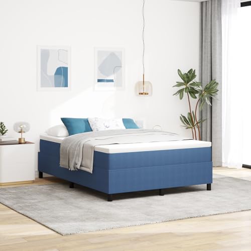 Holamys Boxspringbett Blau 140x200 cm, Cordstoff, modernes Plattformbett für Erwachsene, Robustes Schlafzimmer Möbelstück Holamys Boxspringbett Blau 140x200 cm, Cordstoff, modernes Plattformbett für Erwachsene, Robustes Schlafzimmer Möbelstück von Holamys