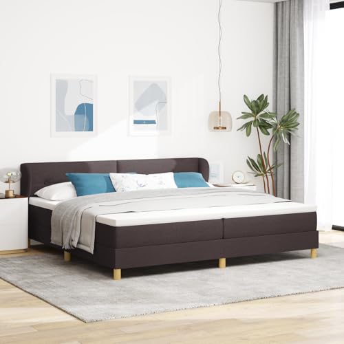 Holamys Boxspringbett mit Matratze, 200x200 cm, Dunkelbraun, Stoff, komfortabler Schlaf, Möbel, Plattformbett Holamys Boxspringbett mit Matratze, 200x200 cm, Dunkelbraun, Stoff, komfortabler Schlaf, Möbel, Plattformbett von Holamys