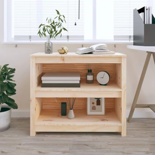 Holamys Bücherregal 80x35x68 cm Massivholz Kiefer, unbehandeltes Holz, vielseitiger Stauraum für Bücher, DVDs und Deko im Wohnzimmer, Robustes Regal für Schlafzimmer und Büro Holamys Bücherregal 80x35x68 cm Massivholz Kiefer, unbehandeltes Holz, vielseitiger Stauraum für Bücher, DVDs und Deko im Wohnzimmer, Robustes Regal für Schlafzimmer und Büro von Holamys
