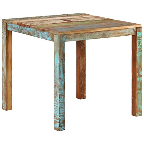 Holamys Massiver Esstisch aus recyceltem Altholz, 82x80x76 cm, handgefertigt für rustikalen Charme im Esszimmer oder in der Küche Holamys Massiver Esstisch aus recyceltem Altholz, 82x80x76 cm, handgefertigt für rustikalen Charme im Esszimmer oder in der Küche von Holamys