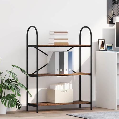 Regal Altholz 80 x 30 x 109 cm, modernes Bücherregal aus Holzwerkstoff mit 3 stabilen Ablagen, vielseitiger Cube Storage Organizer für Wohnzimmer, Arbeitszimmer, Schlafzimmer Regal Altholz 80 x 30 x 109 cm, modernes Bücherregal aus Holzwerkstoff mit 3 stabilen Ablagen, vielseitiger Cube Storage Organizer für Wohnzimmer, Arbeitszimmer, Schlafzimmer von Holamys