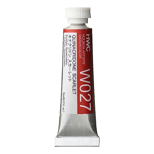 Holbein Aquarell: 5ml Tube CHINACRIDON SCARLET von Holbein