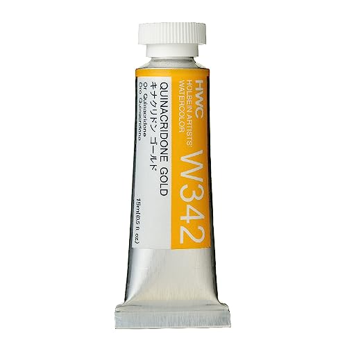 Holbein Artists Watercolor Quinacridone Gold 15ml by Holbein Artists Watercolor von Holbein