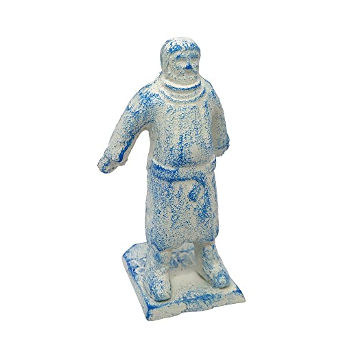 Hold The Doorstop Hodor Türstopper aus Gusseisen, Weiß und Blau von Hold The Doorstop