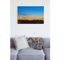 Urban Sunset - Art/Philadelphia Home Décor Wanddeko Leinwand Druck Fotografie Wunderschöne Kunst von HoldMyLenses