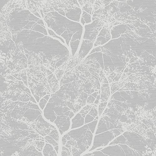 Holden Decor Tapete „Flüsternde Bäume“ grau von Holden Decor