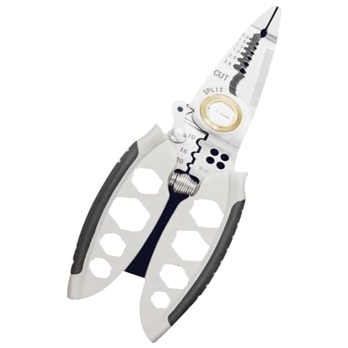 18,5 cm tragbare Abisolierzange, automatische Abisolierzange, Multifunktionswerkzeug mit langer Nase, 17,8 cm, Mehrzweck-Abisolierwerkzeug, multifunktionale Zange für elektrische Kabel, Abisolieren 18,5 cm tragbare Abisolierzange, automatische Abisolierzange, Multifunktionswerkzeug mit langer Nase, 17,8 cm, Mehrzweck-Abisolierwerkzeug, multifunktionale Zange für elektrische Kabel, Abisolieren von Holdes