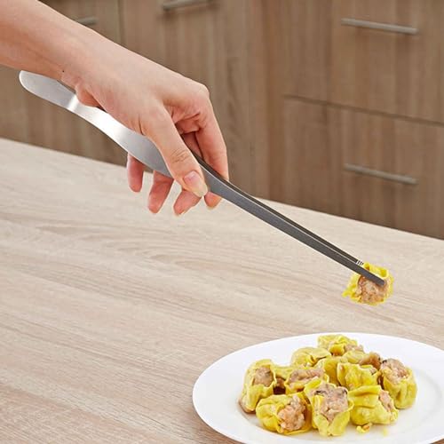 30 cm lange, stabile Küchenzange, Lebensmittel-Kochzange, Edelstahl-Servierzange, Küchenhelfer zum Grillen, Braten, Edelstahl-Lebensmittelzange, gerade Pinzette, Küchenwerkzeug 30 cm lange, stabile Küchenzange, Lebensmittel-Kochzange, Edelstahl-Servierzange, Küchenhelfer zum Grillen, Braten, Edelstahl-Lebensmittelzange, gerade Pinzette, Küchenwerkzeug von Holdes