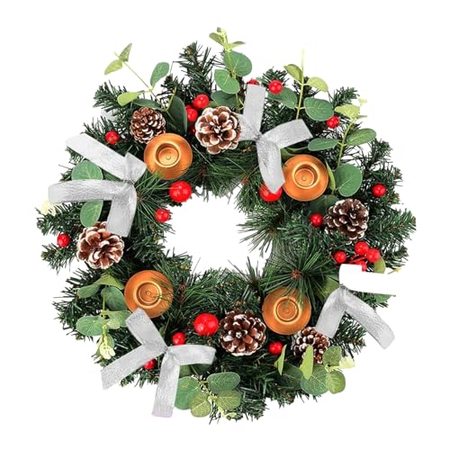 30CM Adventskranz Kerzenhalter Winterkranz Kerze Girlande Kerzenhalter Exquisite Praktische Künstliche Kerzenringe Kränze Festlicher Adventskranz Mittelstück 30CM Adventskranz Kerzenhalter Winterkranz Kerze Girlande Kerzenhalter Exquisite Praktische Künstliche Kerzenringe Kränze Festlicher Adventskranz Mittelstück von Holdes