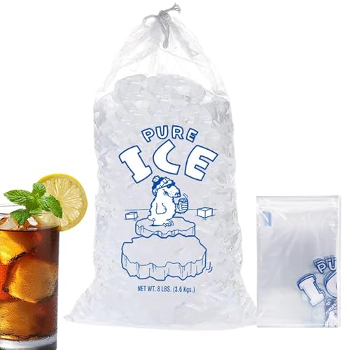 Eisaufbewahrungsbeutel | 10 Frostschutzbeutel | Eisbereiterbeutel, niedrige Temperaturbeständigkeit Gefrierbeutel Eisaufbewahrungsbeutel für Gefrierschrank und Eismaschinen Eisaufbewahrungsbeutel | 10 Frostschutzbeutel | Eisbereiterbeutel, niedrige Temperaturbeständigkeit Gefrierbeutel Eisaufbewahrungsbeutel für Gefrierschrank und Eismaschinen von Holdes