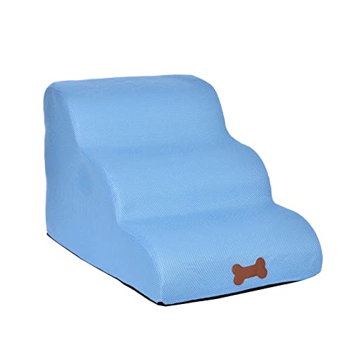 Haustiertreppe für Bett, Schaumstoff-Haustiertreppe für kleine Hunde und Katzen, rutschfeste 3-stufige Haustiertreppe, hohe Hunderampe, Schlafsofa-Leiter für Hunde und Katzen, Kletterhochbett und Haustiertreppe für Bett, Schaumstoff-Haustiertreppe für kleine Hunde und Katzen, rutschfeste 3-stufige Haustiertreppe, hohe Hunderampe, Schlafsofa-Leiter für Hunde und Katzen, Kletterhochbett und von Holdes