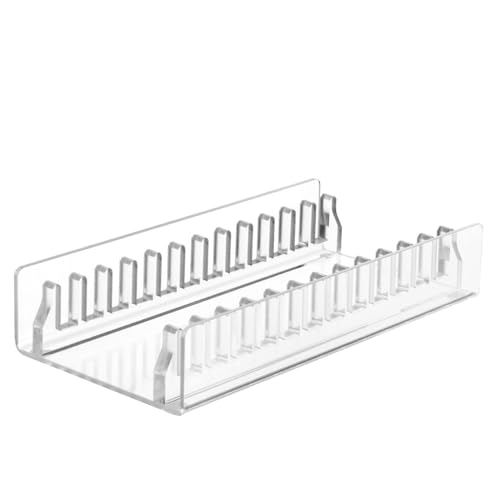 Holdes Acrylbox für Spiele, Videospiel-Organizer, transparente Spielbox-Präsentation, für bis zu 12 Spiele, Acrylaufbewahrung mit rutschfesten Pads, Ständer von Holdes