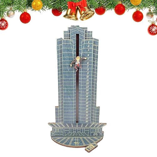 Holdes Adventskalender, die Hard, Weihnachts-Stanzschablone, Hans Gruber Plaza, mit Hans Gruber Falling Off Plaza Desktop Kalender Die Hard Calendar for Tabletop von Holdes