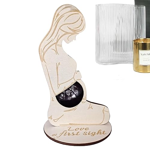 Holdes Baby-Sonogramm-Bilderrahmen, Ultraschall-Bilderrahmen für schwangere Frau, moderner Ultraschallrahmen, Geschlechtsoffenbarung, Schwangerschaftsankündigung, Andenken, werdende Eltern, Babyparty von Holdes