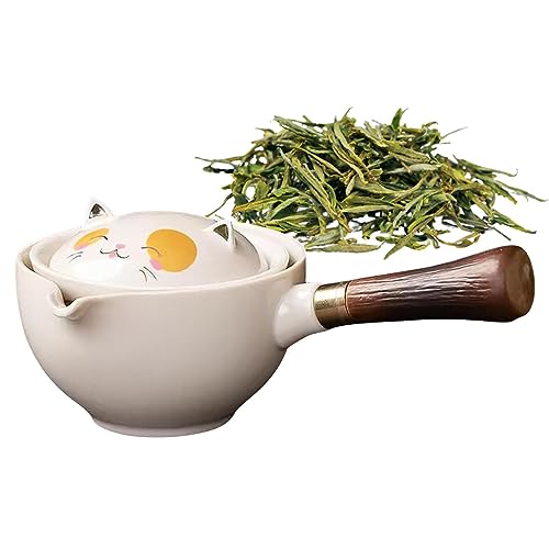 Holdes Chinesische Kongfu-Teekanne, Keramik-Teekanne mit Sieb – Outdoor-Tee-Zubehör für elegante Atmosphäre für Restaurants, Teehaus, Zuhause, Unternehmen, Hotels Holdes Chinesische Kongfu-Teekanne, Keramik-Teekanne mit Sieb – Outdoor-Tee-Zubehör für elegante Atmosphäre für Restaurants, Teehaus, Zuhause, Unternehmen, Hotels von Holdes