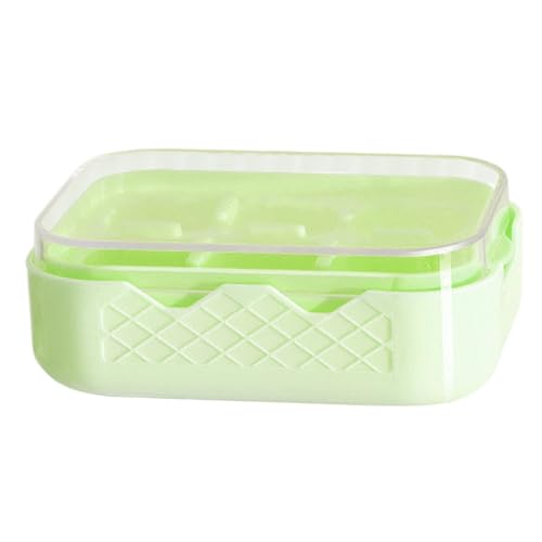 Holdes Cocktail-Eiswürfelformen, 6 Fächer, Eiswürfelbereiter mit Deckel, Schokoladenform, flexibel, wiederverwendbar, Gefrierschrank-Eiswürfelformen für kalte Getränke, Saft, Milchgetränke, Kaffee Holdes Cocktail-Eiswürfelformen, 6 Fächer, Eiswürfelbereiter mit Deckel, Schokoladenform, flexibel, wiederverwendbar, Gefrierschrank-Eiswürfelformen für kalte Getränke, Saft, Milchgetränke, Kaffee von Holdes