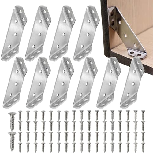 Holdes Eckstrebe – Edelstahl-Möbelverbinder, Winkelstrebe, robuste Metall-Stahlhalterungen, Eisen-Winkelstrebe für Regale, Schubladen, Stühle Holdes Eckstrebe – Edelstahl-Möbelverbinder, Winkelstrebe, robuste Metall-Stahlhalterungen, Eisen-Winkelstrebe für Regale, Schubladen, Stühle von Holdes