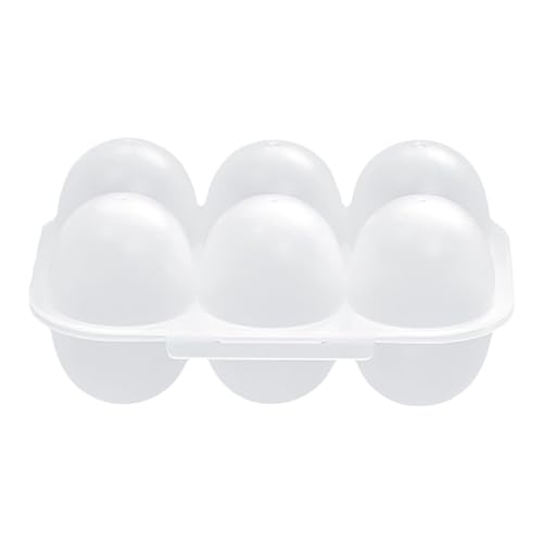 Holdes Eier-Aufbewahrungsbox mit 6 Fächern, transparenter Eierhalter, Eier-Organizer für Kühlschrank, Camping, Picknick, Wandern, Reisen, Outdoor, Eierspender Holdes Eier-Aufbewahrungsbox mit 6 Fächern, transparenter Eierhalter, Eier-Organizer für Kühlschrank, Camping, Picknick, Wandern, Reisen, Outdoor, Eierspender von Holdes