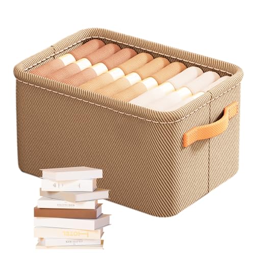 Holdes Faltbare Aufbewahrungsbox, Vlies-Aufbewahrungsboxen mit Griff, weicher Schrank-Organizer, modische Schrankaufbewahrung für Kleidung, Zuhause, Spielzeug Holdes Faltbare Aufbewahrungsbox, Vlies-Aufbewahrungsboxen mit Griff, weicher Schrank-Organizer, modische Schrankaufbewahrung für Kleidung, Zuhause, Spielzeug von Holdes