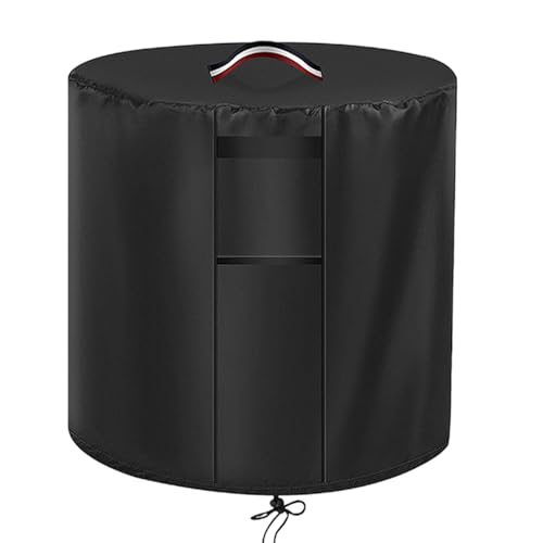 Holdes Feuerschalentisch – Wasserdichter runder Kamin mit Griff, Polyester-Kordelzug unten, verstellbarer Kaminschutz für Terrasse, Garten von Holdes