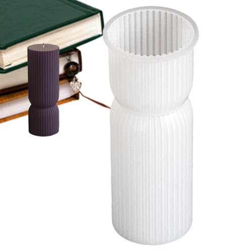 Holdes Gestreifte Kerzen-Silikonform, gestreifte Zylinderform, konische Silikon-Kerzenformen, Duftkerzenherstellung, gestreifte Säulen, ästhetische Formen, gestreifte Säulenformen Holdes Gestreifte Kerzen-Silikonform, gestreifte Zylinderform, konische Silikon-Kerzenformen, Duftkerzenherstellung, gestreifte Säulen, ästhetische Formen, gestreifte Säulenformen von Holdes