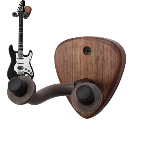 Holdes Gitarren-Wandaufhänger, Holzhaken, Gitarrenhalter-Halterung – Holz-Präsentationsständer, stabile, robuste Cello-Wandhalterung für Mandoline, Gitarren, Ukulele Holdes Gitarren-Wandaufhänger, Holzhaken, Gitarrenhalter-Halterung – Holz-Präsentationsständer, stabile, robuste Cello-Wandhalterung für Mandoline, Gitarren, Ukulele von Holdes