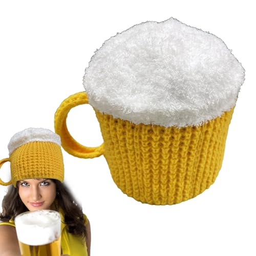 Holdes Häkelmütze | Bierkrug-Form, Strickhandschuhe, Häkel-Bierkrug-Kappe für Dating-Reisen Holdes Häkelmütze | Bierkrug-Form, Strickhandschuhe, Häkel-Bierkrug-Kappe für Dating-Reisen von Holdes