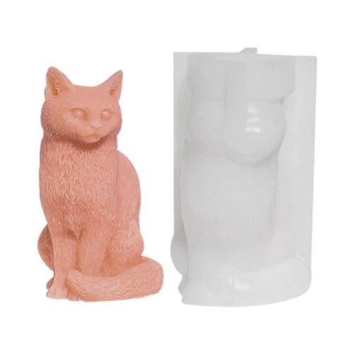 Holdes Katzenform – Katzen-Schokoladenform – Kerzenherstellung, niedliche Tierform, Harzherstellung, Silikonform für Heimdekoration von Holdes