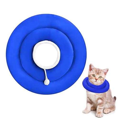 Holdes Katzenkegelhalsband, weich, Katzenhalsband, verhindert Lecken, verstellbares Katzen-Nackenkissen, wasserdicht und schützend, weicher für kleine Welpen, Haustiere, Katzen, Größe M Holdes Katzenkegelhalsband, weich, Katzenhalsband, verhindert Lecken, verstellbares Katzen-Nackenkissen, wasserdicht und schützend, weicher für kleine Welpen, Haustiere, Katzen, Größe M von Holdes