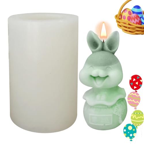 Holdes -Kerzenform – Osterhasen-Form | niedliche Kaninchen-Kerzen-Silikonform, Gips, Auto-montierte Räucherstäbchen, erweiterbare Gips-Dekoration, Osterkerzenform für Dekoration Holdes -Kerzenform – Osterhasen-Form | niedliche Kaninchen-Kerzen-Silikonform, Gips, Auto-montierte Räucherstäbchen, erweiterbare Gips-Dekoration, Osterkerzenform für Dekoration von Holdes
