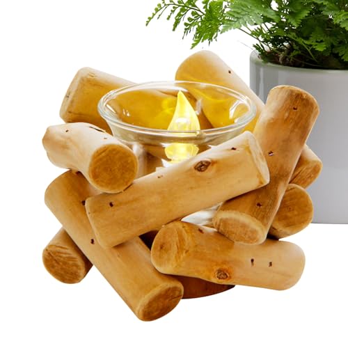 Holdes Kerzenhalter aus Holz für Kerzenständer – Kerzenhalter aus Holz und Glas, Votivkerzenhalter aus Holz für Hochzeit, Kerzenhalter für Couchtisch, Küchentheke, Schrank Holdes Kerzenhalter aus Holz für Kerzenständer – Kerzenhalter aus Holz und Glas, Votivkerzenhalter aus Holz für Hochzeit, Kerzenhalter für Couchtisch, Küchentheke, Schrank von Holdes