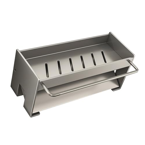 Holdes Küchenspüle Organizer | Automatischer Drainage-Schwammhalter – Multifunktionales Spülbeckenregal für Küchen, Arbeitsplätze, Badezimmer und Bastelräume Holdes Küchenspüle Organizer | Automatischer Drainage-Schwammhalter – Multifunktionales Spülbeckenregal für Küchen, Arbeitsplätze, Badezimmer und Bastelräume von Holdes