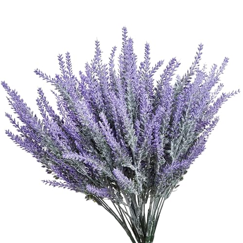 Holdes Künstliche Lavendelblumen, künstliche Lavendelblumen, ganzjährig imitierte , Kunstpflanzen, Tischdekoration für Innen- und Außendekorationen Holdes Künstliche Lavendelblumen, künstliche Lavendelblumen, ganzjährig imitierte , Kunstpflanzen, Tischdekoration für Innen- und Außendekorationen von Holdes