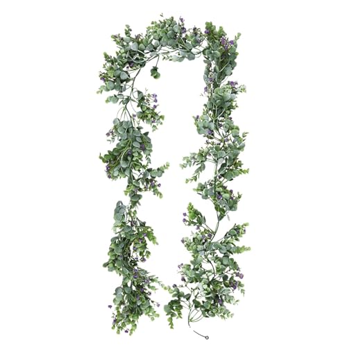 Holdes Künstliches grünes Rattan, 15 cm, künstliche, lebendige dekorative Reben – Norfolk-Kiefer-Girlande, künstliche grüne Girlande, Dekorationen für Zuhause, drinnen, draußen, Bauernhaus, Hof von Holdes