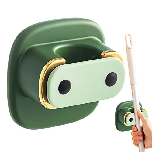 Holdes Mopphalter – Wand-Besen-Organizer-Greifer | ohne Bohren selbstklebende Besengreifer Aufbewahrungsregale für Küche, Garten, Garage, Balkon von Holdes